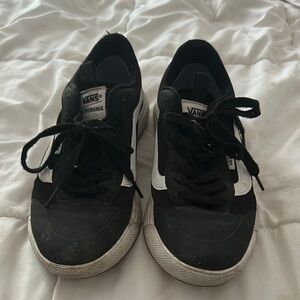 Vans Black and White Classic Ultra Range Sneakers